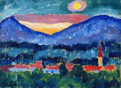 Mountain Village, 1910 by Alexej von Jawlensky